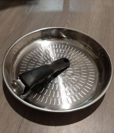 Poêle Professionnelle INOX TEFAL avec poignée amovible