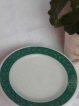 Set de 5 assiettes vintage en feuilles de laurier Pyrex