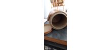 Ancien pot en grès avec couvercle tbe