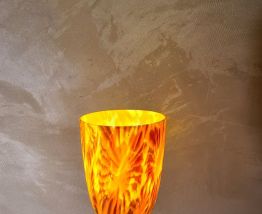 lampe  bronze style rocaille art nouveau , superbe tulipe , 