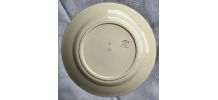 Plat rond Badonviller/Strasbourg diam. 27.5cm