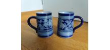 Tasse chope en grès d’Alsace Betschdorf signé Krumeich Remmy