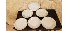 6 assiettes à dessert porcelaine Bavaria