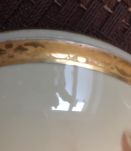 Bonbonnière en porcelaine de Limoges signée CID Limoges 