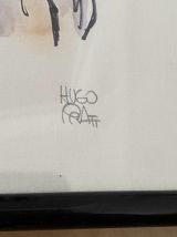Lithographie "Corto Maltese-La Mesquita" signée, numérotée