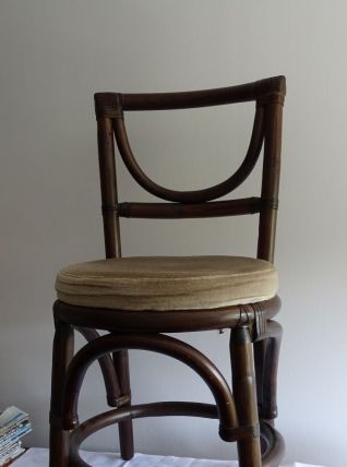 4  Chaises en rotin 
