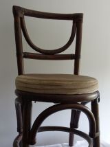 4  Chaises en rotin 