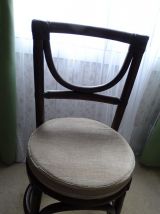 4  Chaises en rotin 