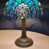 lampe de table de style verre  tiffany belle couleur  45x35 