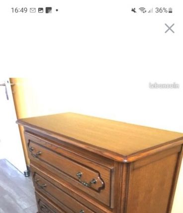 Commode chêne massif