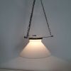 Ancienne suspension diffuseur opaline - Circa 1930