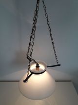 Ancienne suspension diffuseur opaline - Circa 1930
