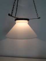 Ancienne suspension diffuseur opaline - Circa 1930