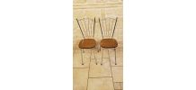 Paire de chaises vintage 1970