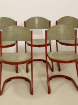 Chaises industrielles empilables réf Elodie de Souvignet Pli