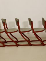 Chaises industrielles empilables réf Elodie de Souvignet Pli
