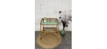 Chevet rotin vintage 