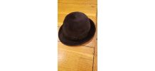 Ancien chapeau homme en feutre noir Mossant