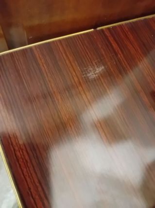 Table TV ou desserte à roulettes années 70