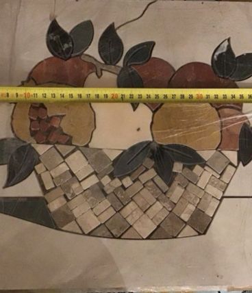 Mosaïque vintage à coller 