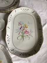 Assiettes plats de service porcelaine Limoges ADP