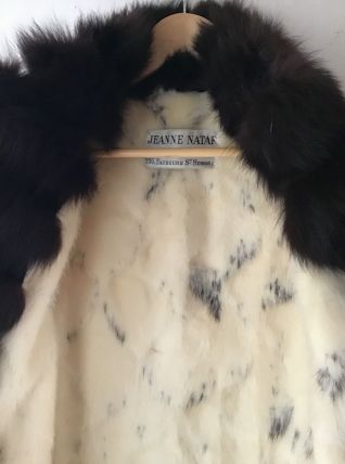 Manteau vintage long fourrure