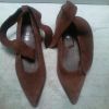 115* TEXTO très belles chaussures brunes (37)