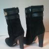 121A* DEL Gatto - superbes boots noirs cuir luxe (38)