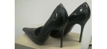 226A* Diego Dolcini - sexy escarpins noirs Italian designer 