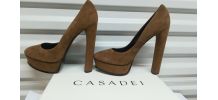 Casadei 485B* sexy shoes de luxe chêne full cuir (41)