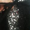 Magnifique chemise dentelle brodée perles noires T38/40