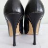 69C* Max&Co - jolis escarpins noirs high heels cuir (40)