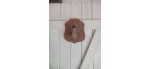 Patères x2 - porte fusil, chapeaux patte de chevreuil