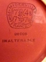 Service à thé. Faïencerie Niderviller