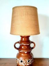 Lampe de sol céramique vintage 70's 