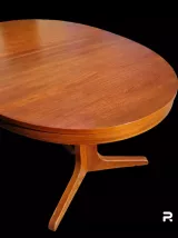 Table baumann ovale à rallonges vintage
