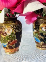 Deux petits vase Satsuma Japonais 