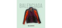 Veste vintage rare Balenciaga colorée
