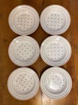 6 assiettes creuses Lunéville modèle Yveline