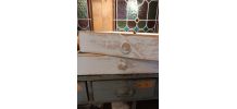 Lot de 2 tiroirs anciens bois patiné 