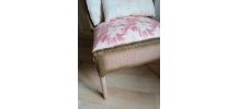 Fauteuil shabby Lloyd Loom vintage 