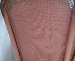 Fauteuil shabby Lloyd Loom vintage 