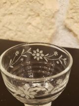 14 petits verres années 50 pied étoile