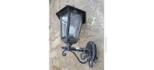Lanterne extérieure noire au design rétro