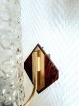 Paire d'appliques laiton style Arlus années 1960 