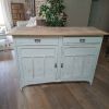 Meuble ancien Buffet parisien vintage patiné 