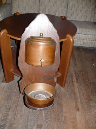 fontaine à eau en cuivre pur ( poids : 6 kgs )