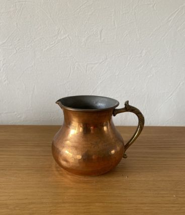 Pot à lait ancien en cuivre