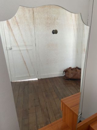 meuble d'entrée avec miroir coiffeuse ou console 1970