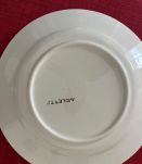 4 assiettes vintage longchamp 